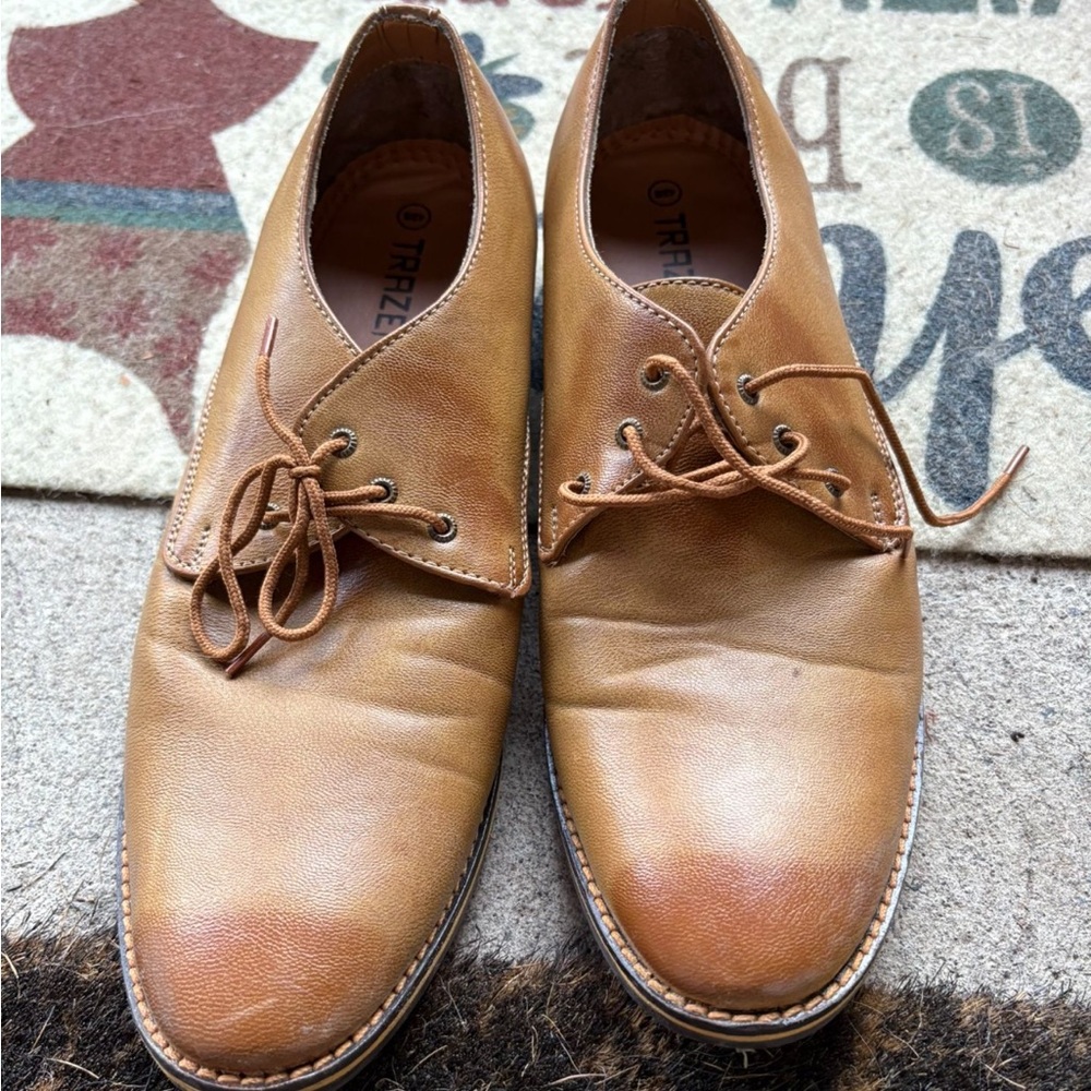 Men's Tan Leather Shoes
